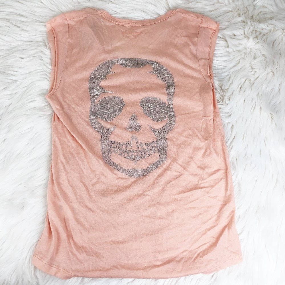 Zadig Voltaire Brooklyn Skull Top Bling Rhinestone - Picture 8 of 12